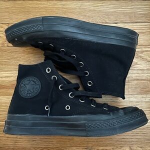 Converse Chuck 70 All Black High Top Unisex Sneakers M-6 W-8